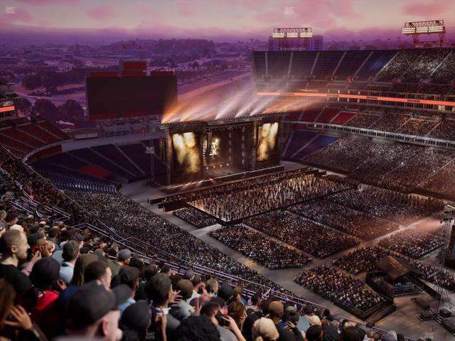 Nissan Stadium - Section Upper 329 Seat View