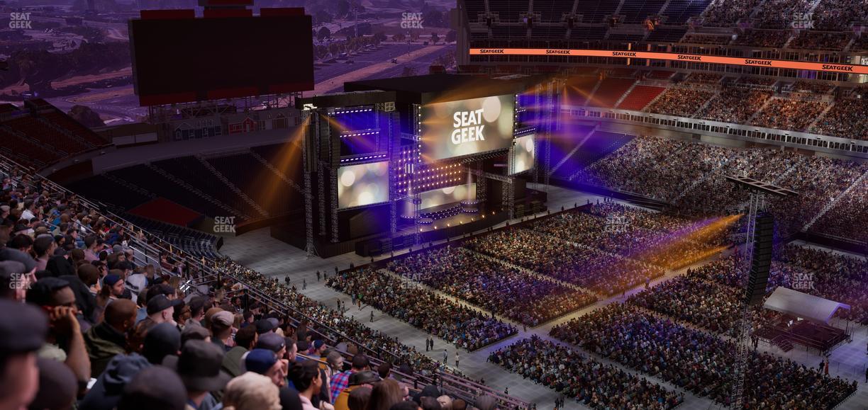 Nissan Stadium - Section Upper 330 Seat View