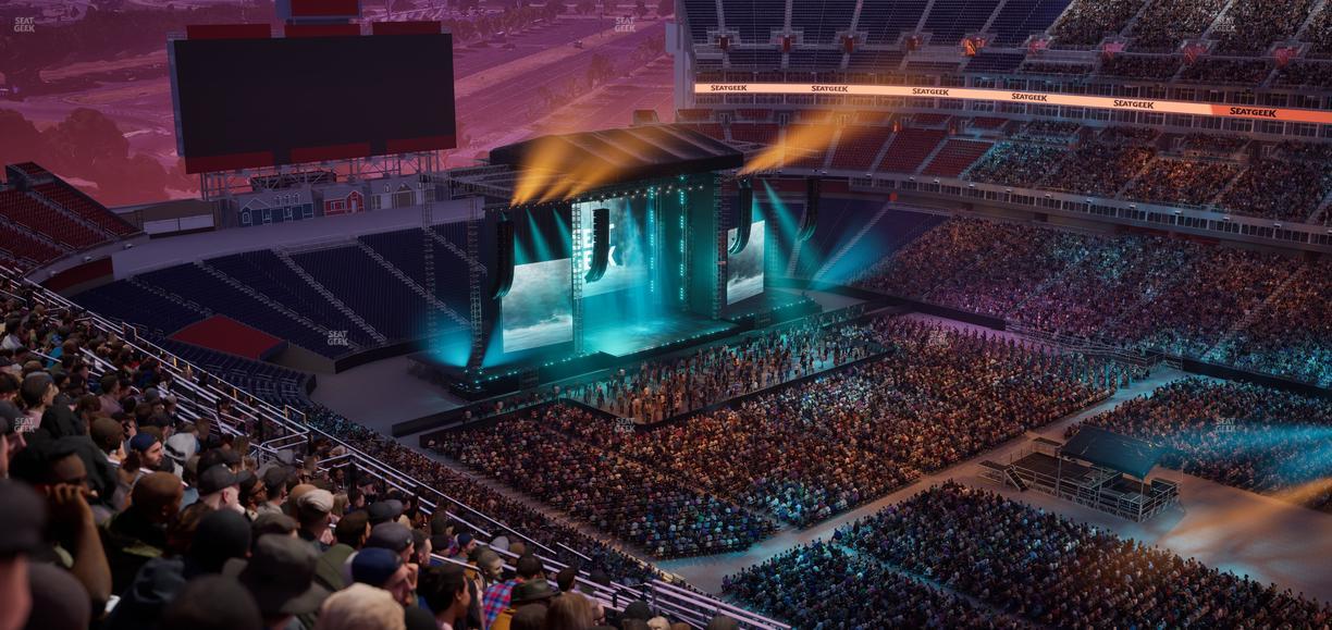 Nissan Stadium - Section Upper 330 Seat View