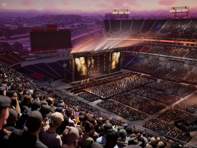 Nissan Stadium - Section Upper 330 Seat View