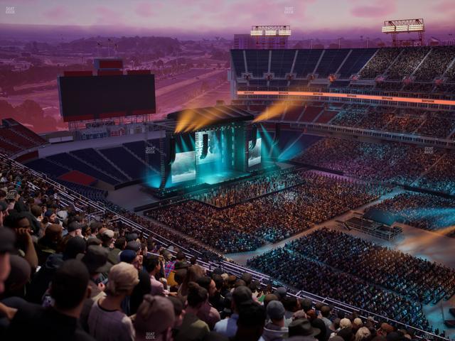 Nissan Stadium - Section Upper 330 Seat View