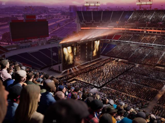 Nissan Stadium - Section Upper 332 Seat View