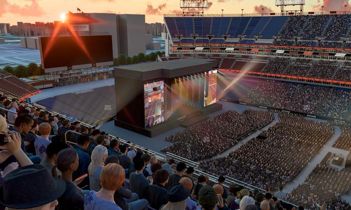Nissan Stadium - Section Upper 332 Seat View