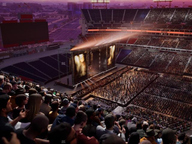 Nissan Stadium - Section Upper 333 Seat View