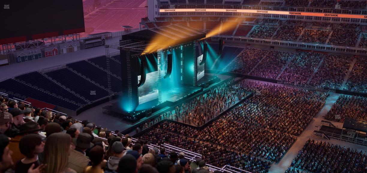 Nissan Stadium - Section Upper 333 Seat View