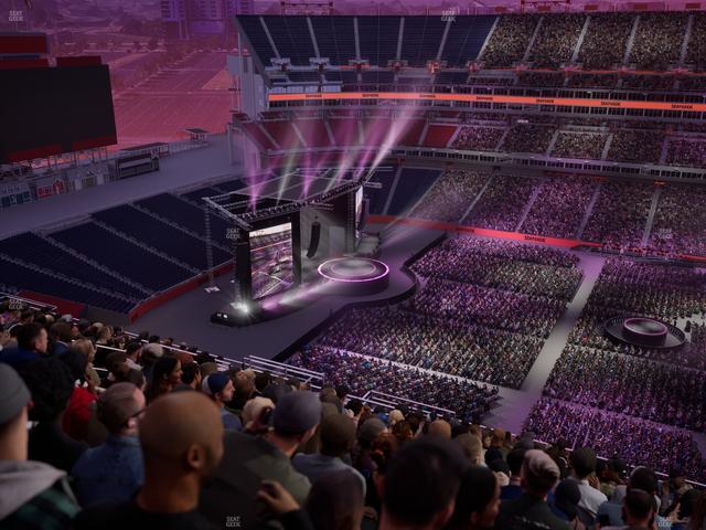 Nissan Stadium - Section Upper 334 Seat View