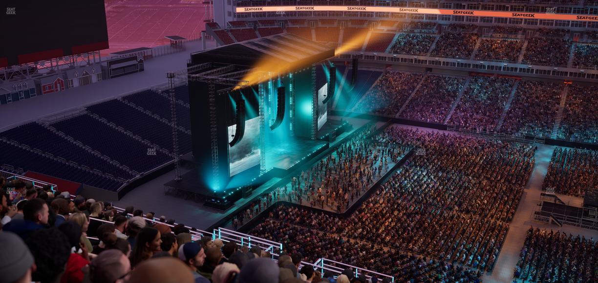 Nissan Stadium - Section Upper 334 Seat View