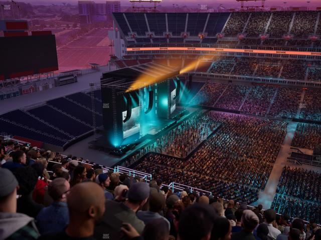 Nissan Stadium - Section Upper 334 Seat View