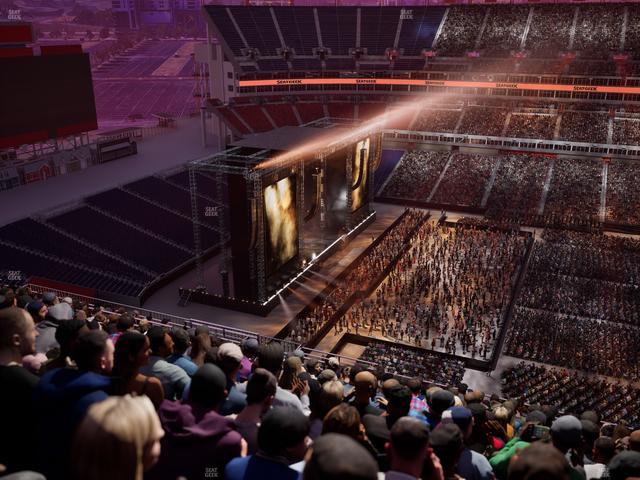 Nissan Stadium - Section Upper 335 Seat View