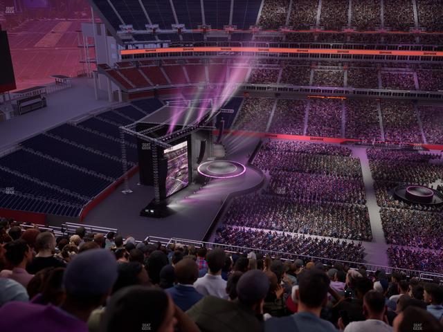 Nissan Stadium - Section Upper 336 Seat View