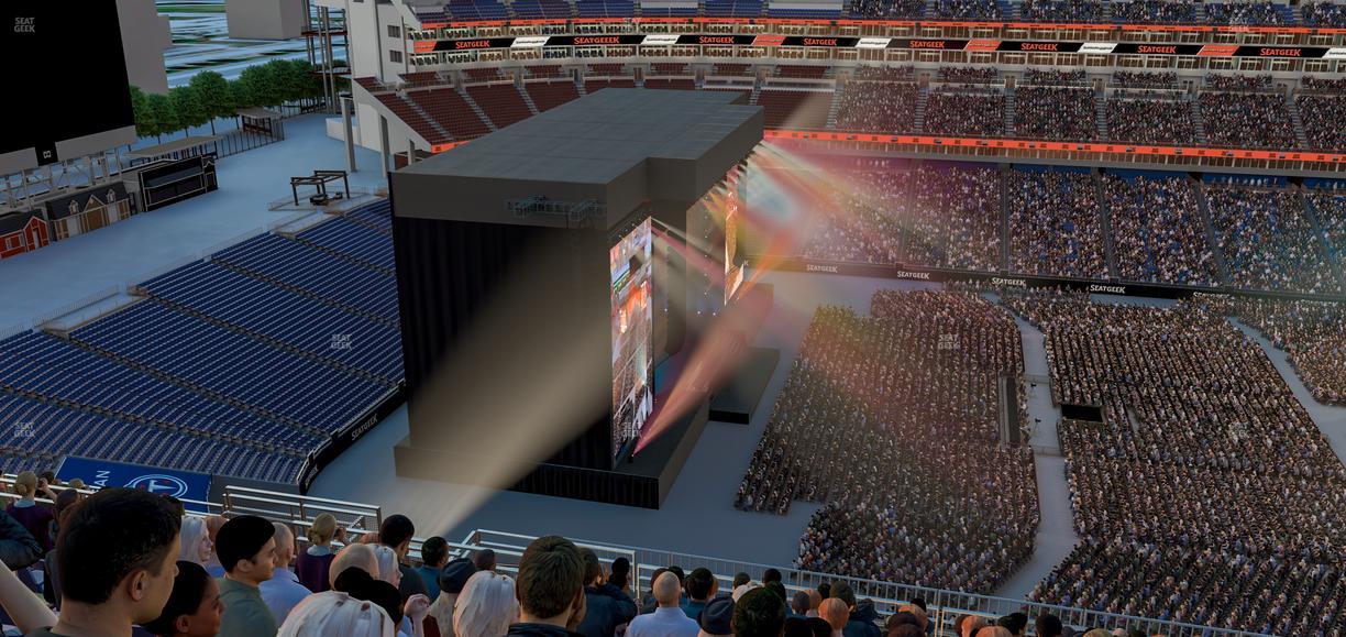 Nissan Stadium - Section Upper 336 Seat View