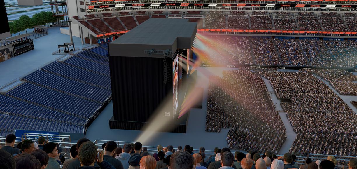 Nissan Stadium - Section Upper 337 Seat View