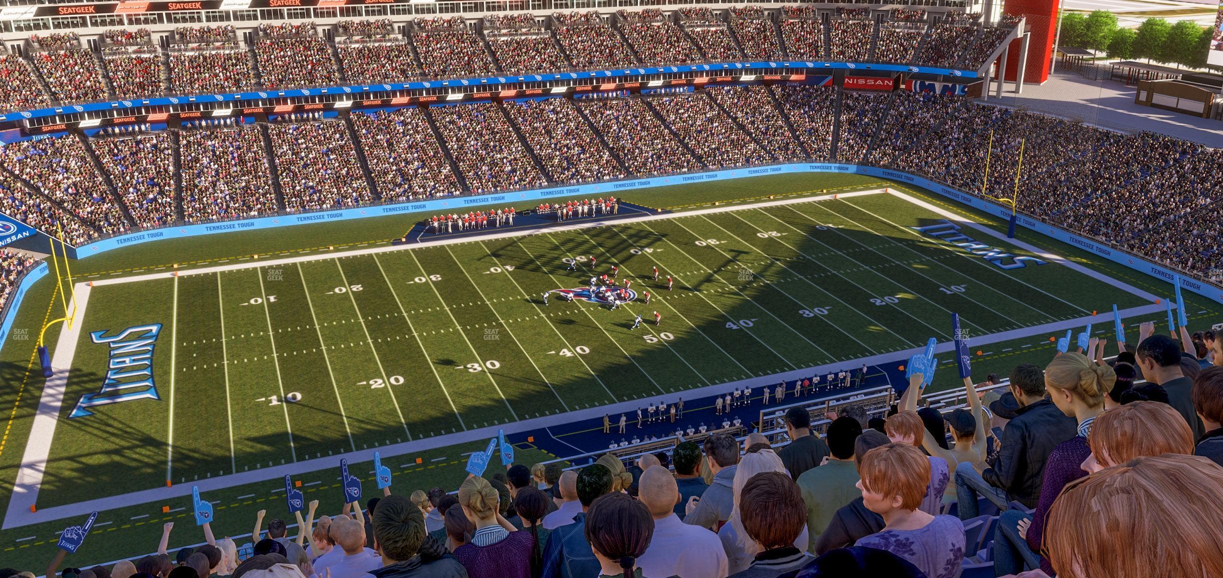 Nissan Stadium - Section Upper 338 Seat View
