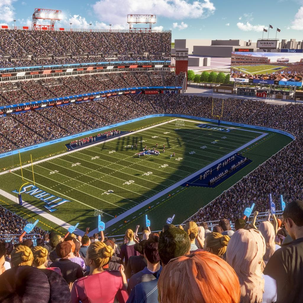Nissan Stadium - Section Upper 343 Seat View