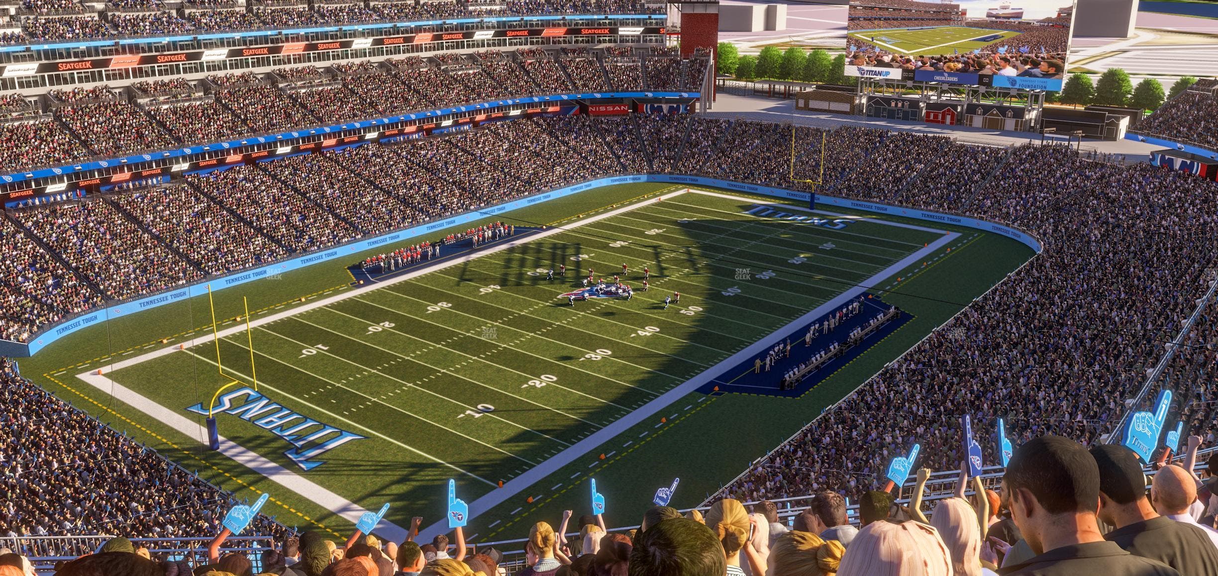 Nissan Stadium - Section Upper 343 Seat View