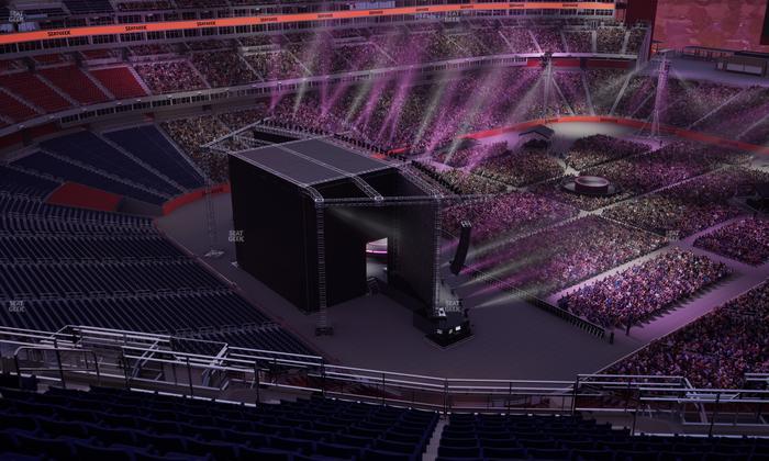 Nissan Stadium - Section Upper 343 Seat View