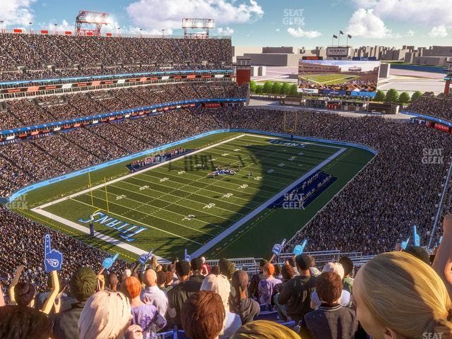 Nissan Stadium - Section Upper 344 Seat View