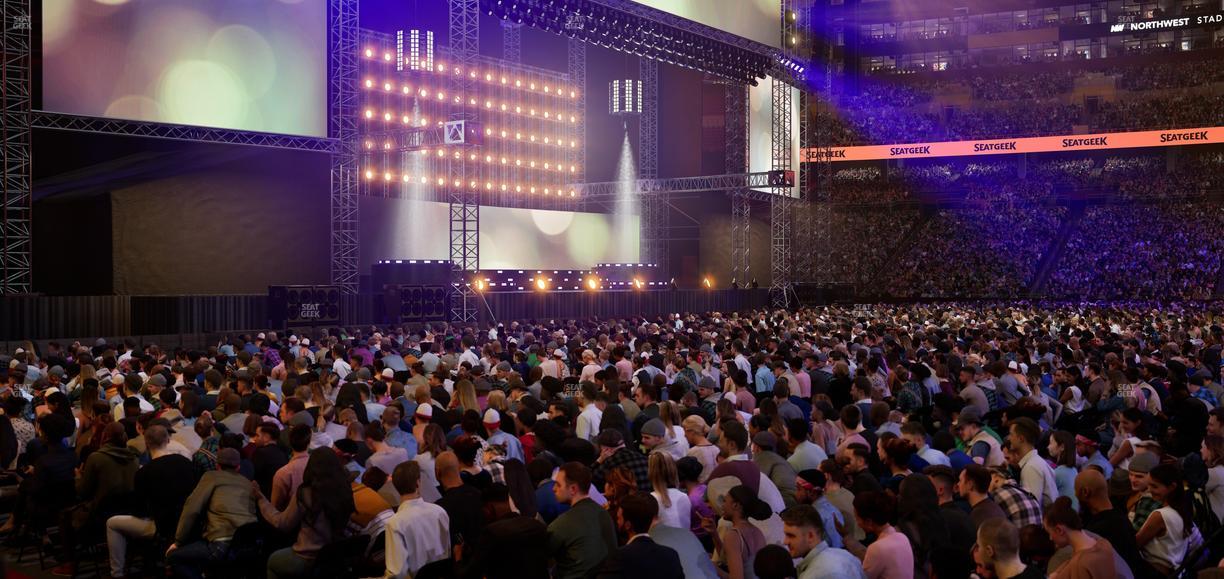 Northwest Stadium - Section 1 Seat View