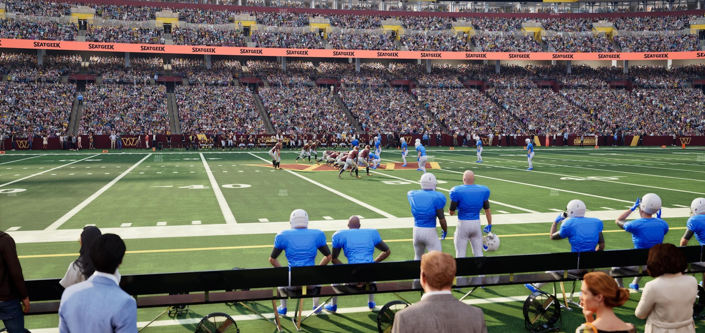 Northwest Stadium - Section 1 Seat View