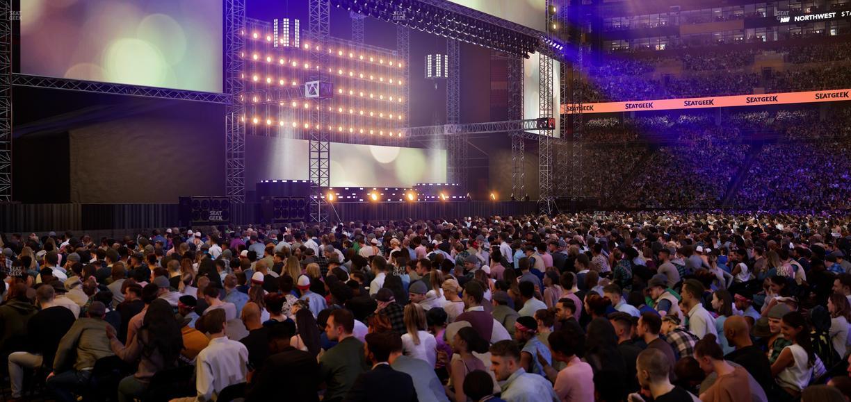 Northwest Stadium - Section 1 Seat View