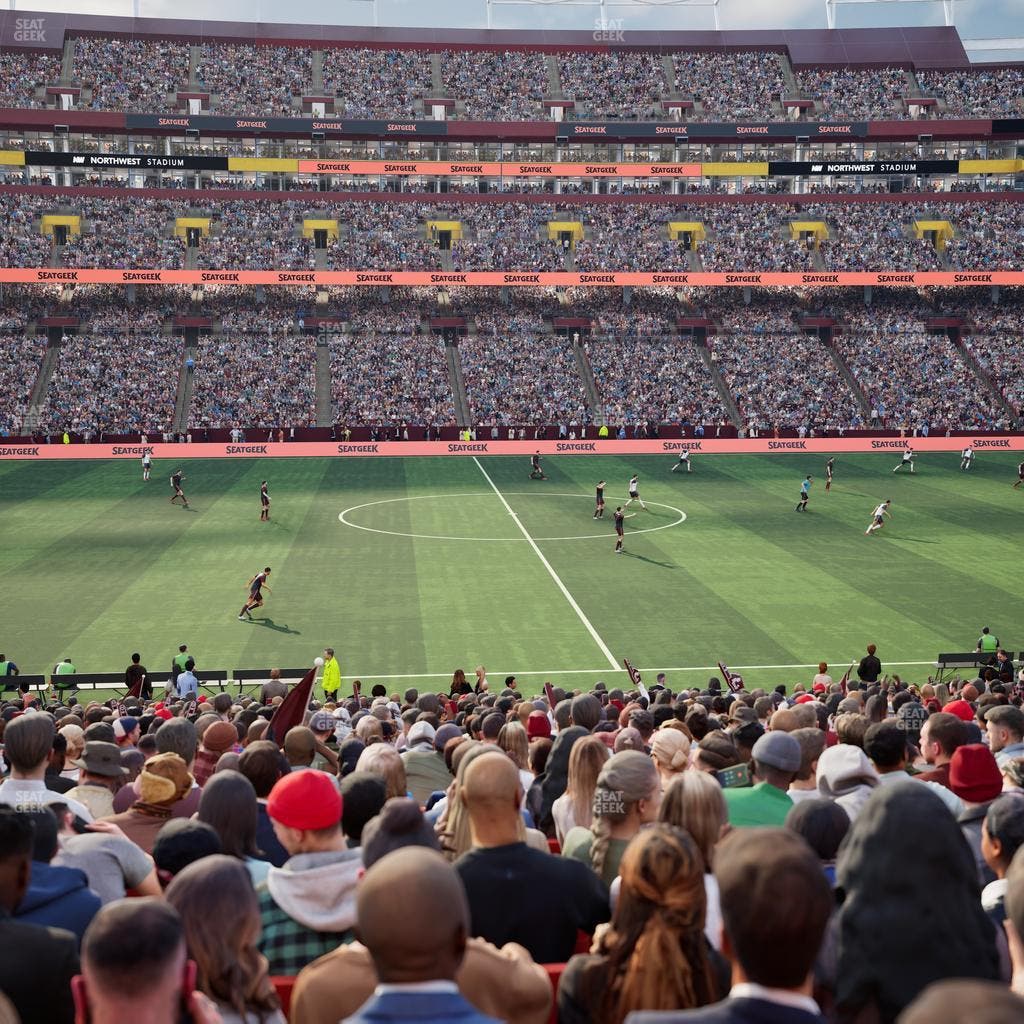 Northwest Stadium - Section 101 Seat View