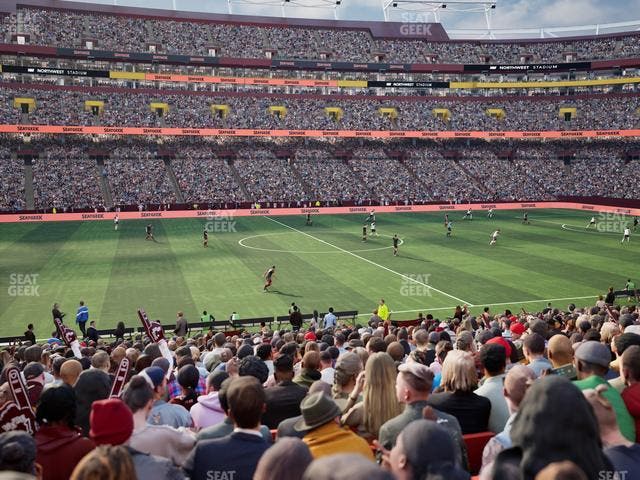 Northwest Stadium - Section 102 Seat View