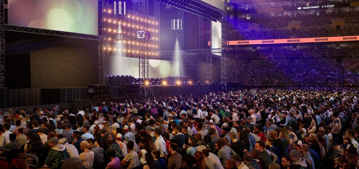 Northwest Stadium - Section 102 Seat View