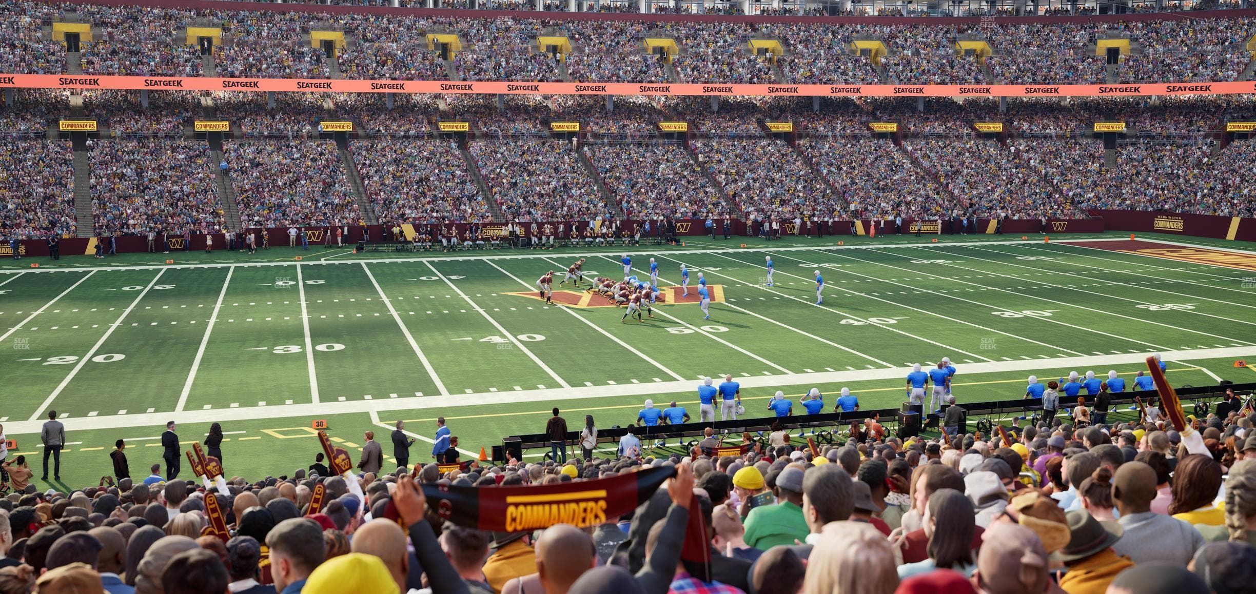 Northwest Stadium - Section 102 Seat View