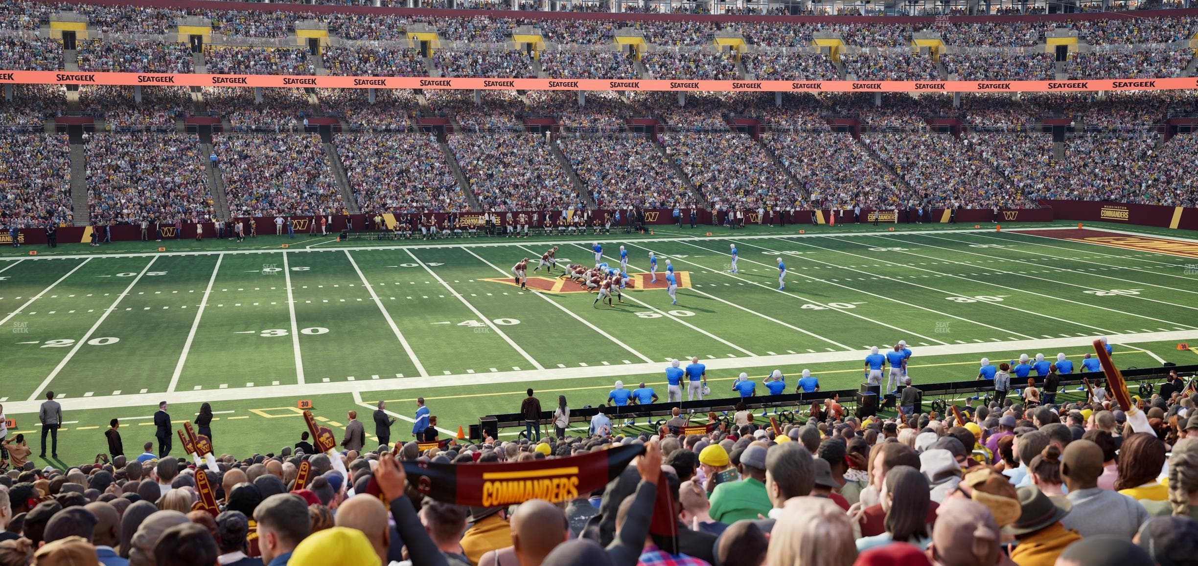 Northwest Stadium - Section 102 Seat View