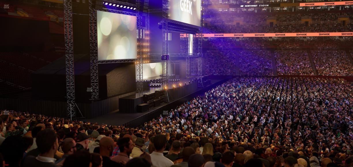 Northwest Stadium - Section 102 Seat View