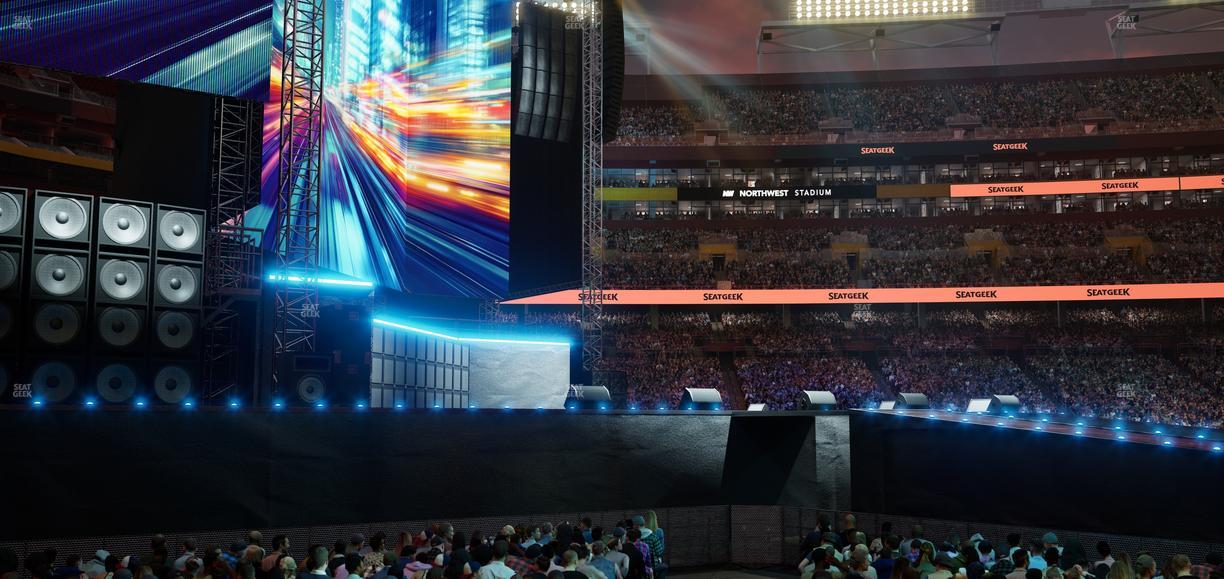 Northwest Stadium - Section 103 Seat View