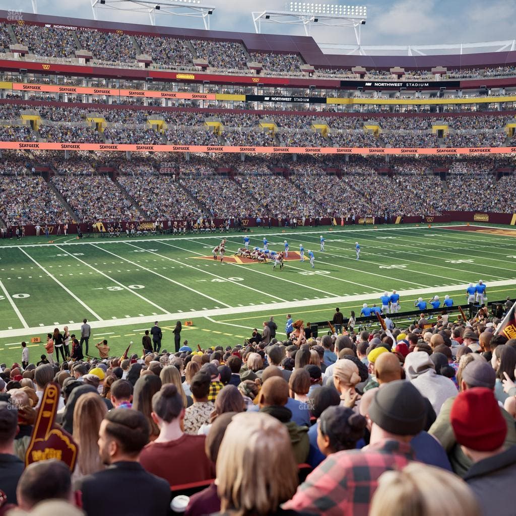 Northwest Stadium - Section 103 Seat View