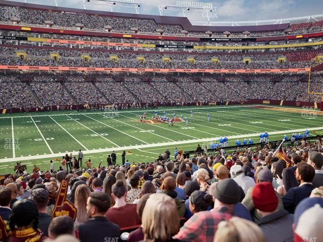 Northwest Stadium - Section 103 Seat View