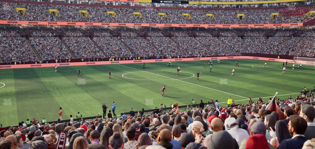 Northwest Stadium - Section 103 Seat View