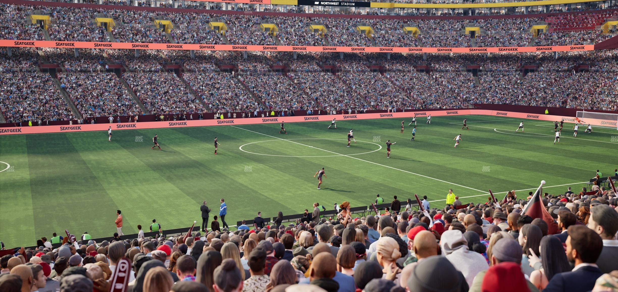 Northwest Stadium - Section 103 Seat View