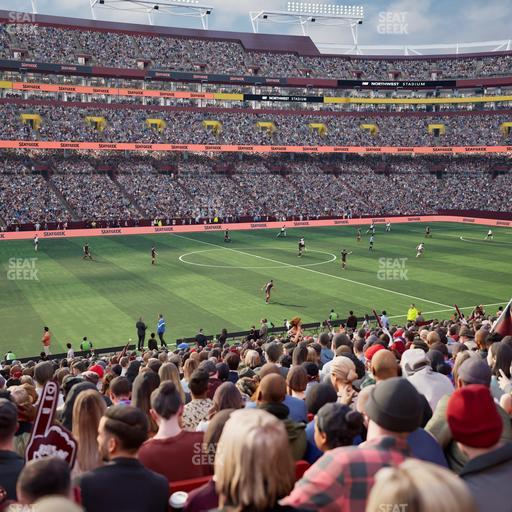 Northwest Stadium - Section 103 Seat View