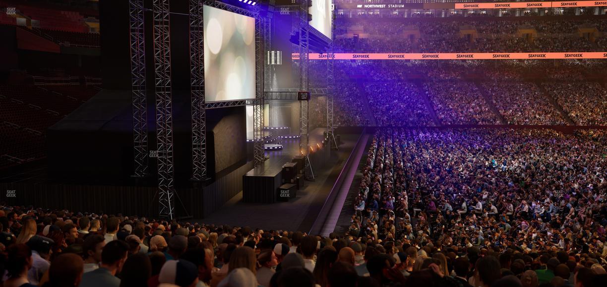 Northwest Stadium - Section 103 Seat View