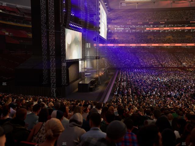 Northwest Stadium - Section 103 Seat View