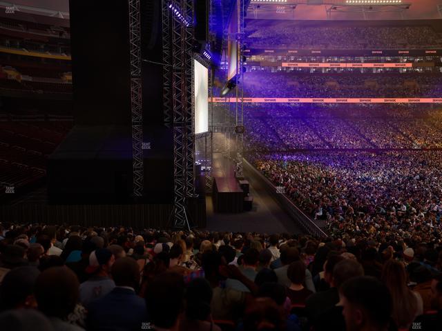 Northwest Stadium - Section 104 Seat View