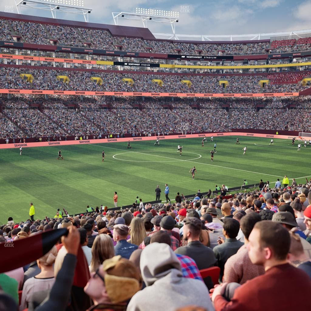 Northwest Stadium - Section 104 Seat View