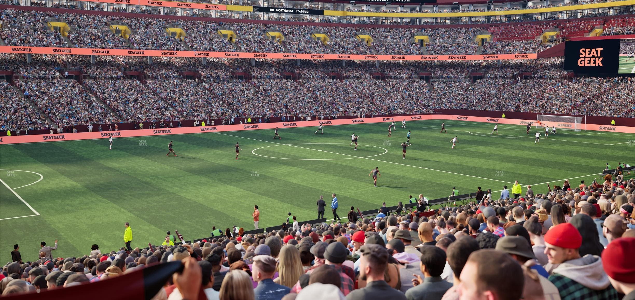 Northwest Stadium - Section 104 Seat View