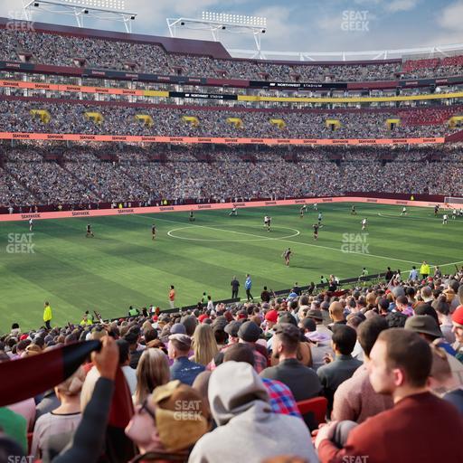 Northwest Stadium - Section 104 Seat View