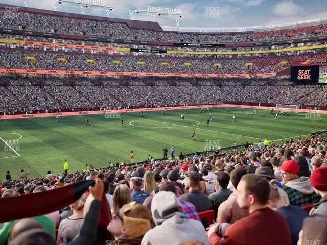 Northwest Stadium - Section 104 Seat View