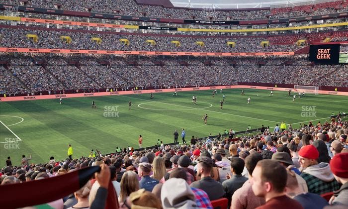 Northwest Stadium - Section 104 Seat View