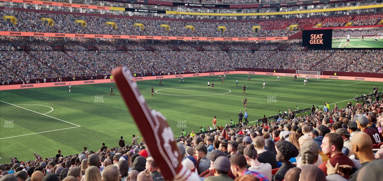 Northwest Stadium - Section 105 Seat View