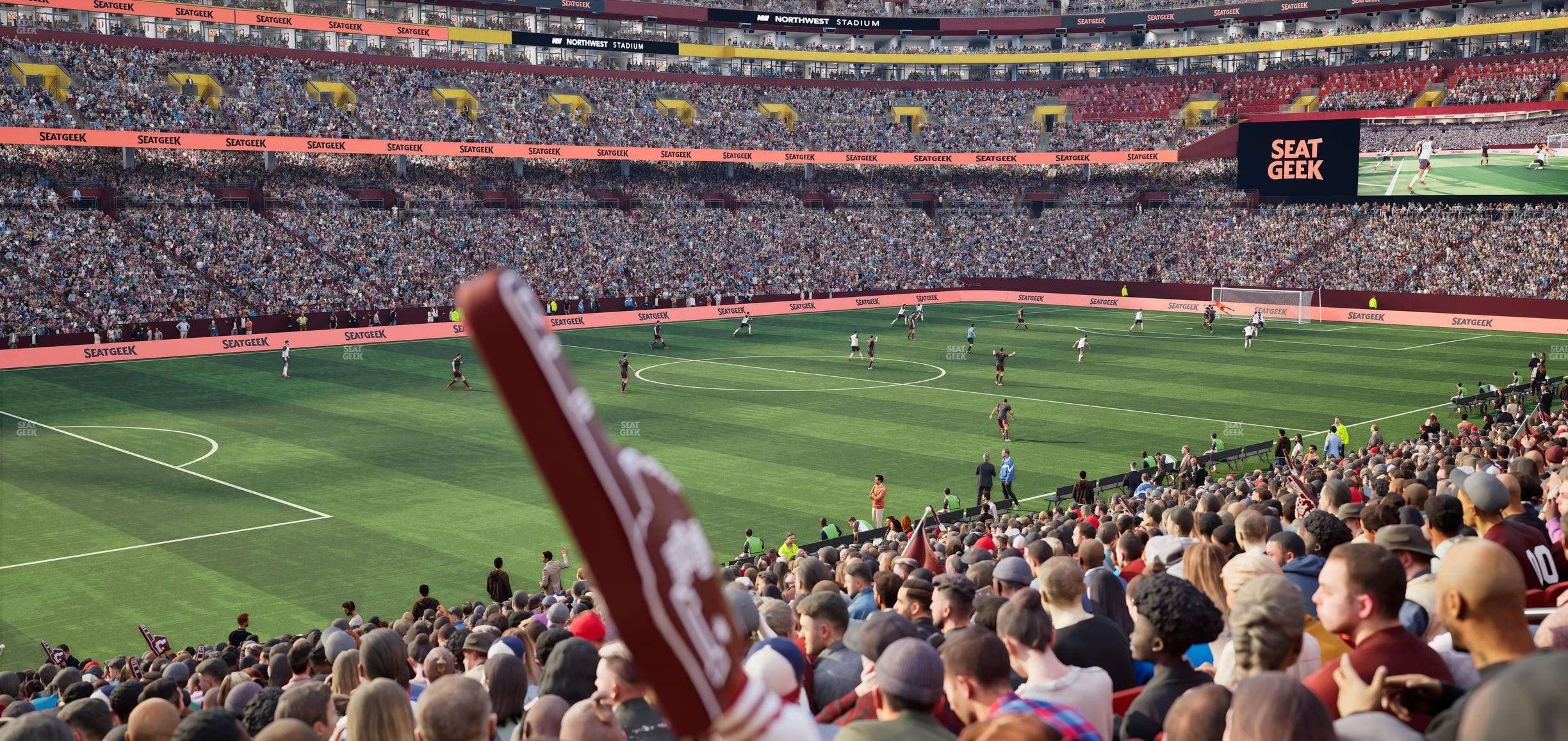 Northwest Stadium - Section 105 Seat View
