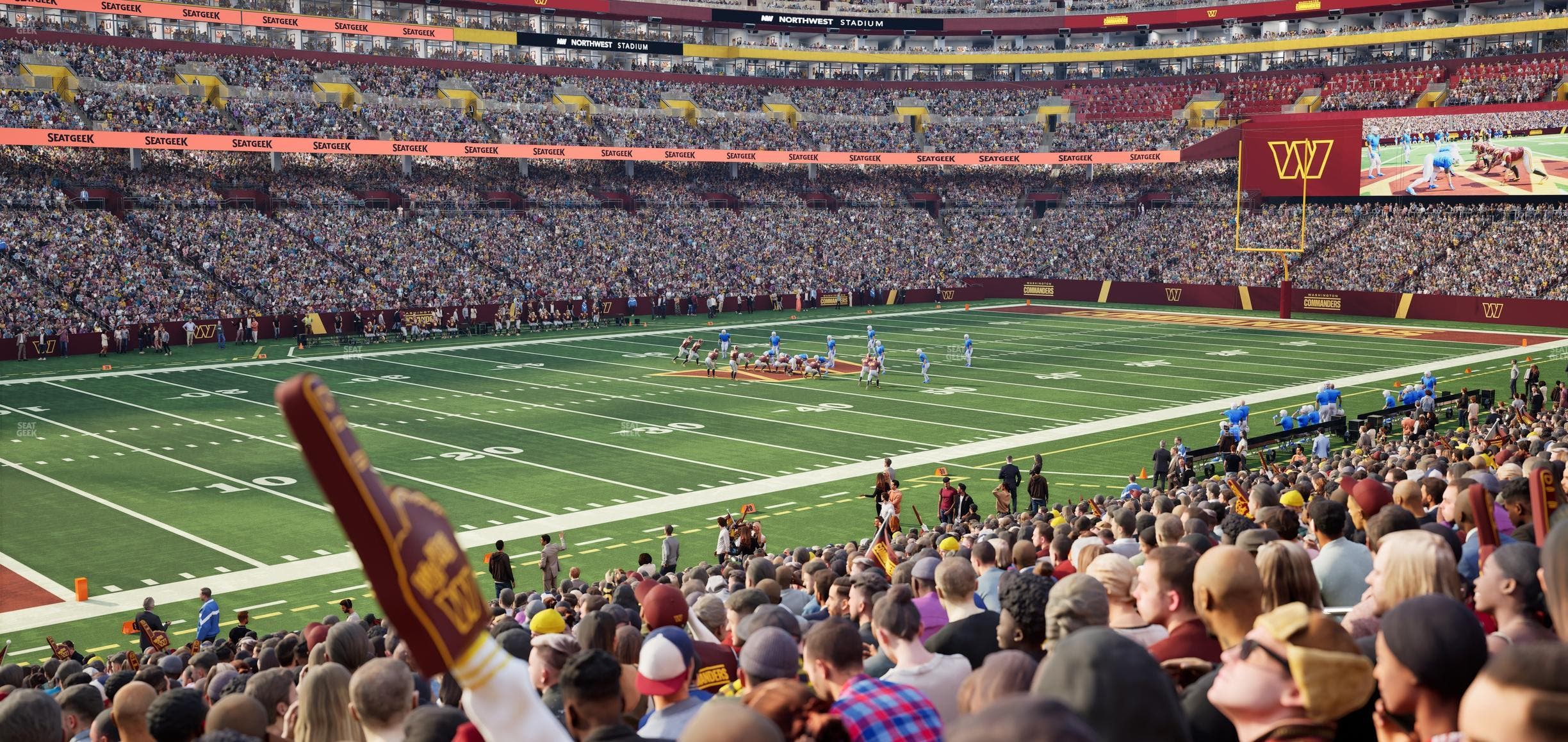 Northwest Stadium - Section 105 Seat View