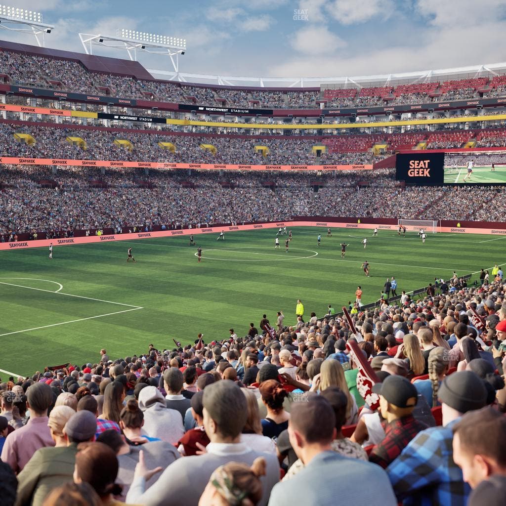 Northwest Stadium - Section 106 Seat View