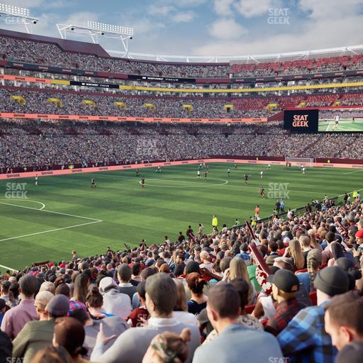 Northwest Stadium - Section 106 Seat View