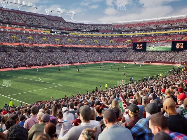 Northwest Stadium - Section 106 Seat View